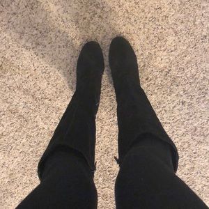 Nine West suede black boots